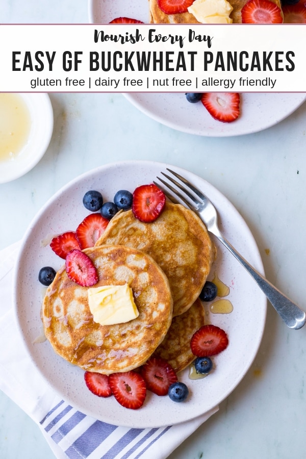 Gluten free buckwheat pancakes recipe