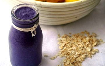 Blueberry Zing Breakfast Smoothie (dairy free, gluten free) - Nourish Everyday