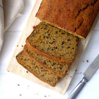 Seeded Sweet Potato Paleo Bread by Nourish Everyday (gluten free, grain free, dairy free)