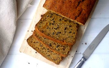 Seeded Sweet Potato Paleo Bread by Nourish Everyday (gluten free, grain free, dairy free)