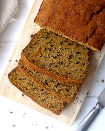 Seeded Sweet Potato Paleo Bread by Nourish Everyday (gluten free, grain free, dairy free)
