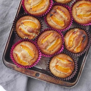 Apricot and Ricotta Muffins - gluten free and refined sugar free