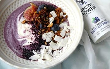 Arctic Berries Blueberry Veggie Smoothie Bowl