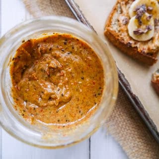 Nourish Everyday - Nut Goji and Chia Seed Butter Close Up