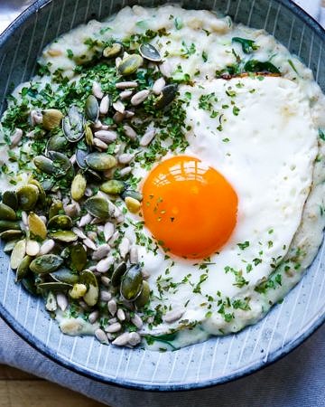 Healthy Savoury Oat Porridge with Greens and Egg | wordpress-6440-15949-223058.cloudwaysapps.com
