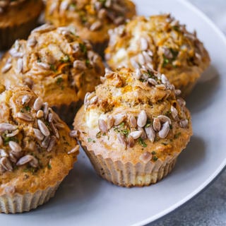 Buckwheat, Carrot & Feta Savoury Muffins | wordpress-6440-15949-223058.cloudwaysapps.com | Flavoursome gluten free savoury muffins make the perfect, sugar free, healthy snack! Easy to make, soft and bready, they’re nourishing and incredibly DELICIOUS.