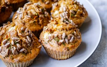 Buckwheat, Carrot & Feta Savoury Muffins | wordpress-6440-15949-223058.cloudwaysapps.com | Flavoursome gluten free savoury muffins make the perfect, sugar free, healthy snack! Easy to make, soft and bready, they’re nourishing and incredibly DELICIOUS.