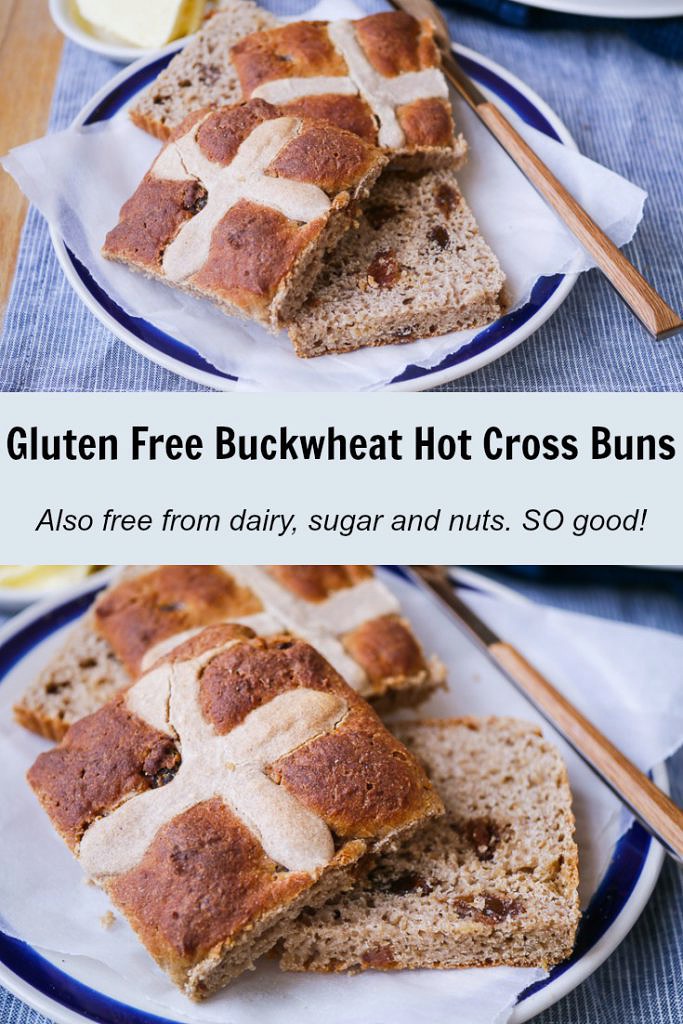 Gluten Free Buckwheat Hot Cross Buns | Nourish Everyday | These AMAZING hot cross buns are gluten free, dairy free and refined sugar free! They're so soft, fragrant and delicious though you wouldn't know it!