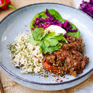 Simple Healthy Chicken Mole by Nourish Everyday - no added sugar and gluten free!