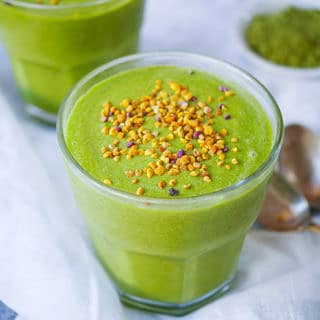 Spinach, Banana and Matcha Smoothie