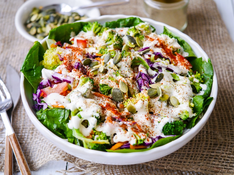 This yoghurt tahini sauce recipe is so versatile and can be used as a dressing or a dip. Gluten free and sugar free, it's so easy and goes with everything! Recipe via wordpress-6440-15949-223058.cloudwaysapps.com