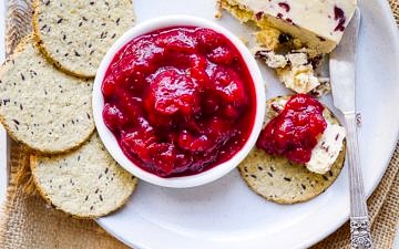 This Vanilla Maple Cranberry Sauce is really quick, simple and easy to make. Naturally sweetened with maple syrup, it's vegan and paleo friendly. Recipe via wordpress-6440-15949-223058.cloudwaysapps.com