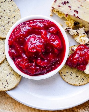 This Vanilla Maple Cranberry Sauce is really quick, simple and easy to make. Naturally sweetened with maple syrup, it's vegan and paleo friendly. Recipe via wordpress-6440-15949-223058.cloudwaysapps.com