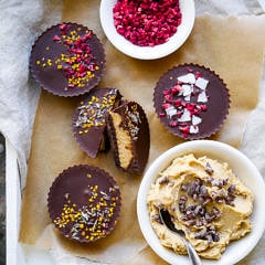 Maca Cashew Mousse Chocolate Cups are a delicious healthier dessert, and they're vegan and paleo friendly! Gluten free, dairy free and naturally sweetened with maple syrup.