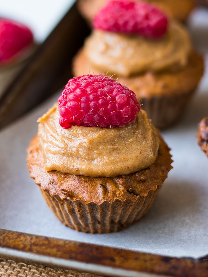 Healthy carrot, date and walnut muffins made with buckwheat flour and almond meal. Gluten free and dairy free, these are the perfect snack to pop in your lunchbox!