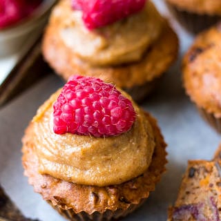 Healthy carrot, date and walnut muffins made with buckwheat flour and almond meal. Gluten free and dairy free, these are the perfect snack to pop in your lunchbox!