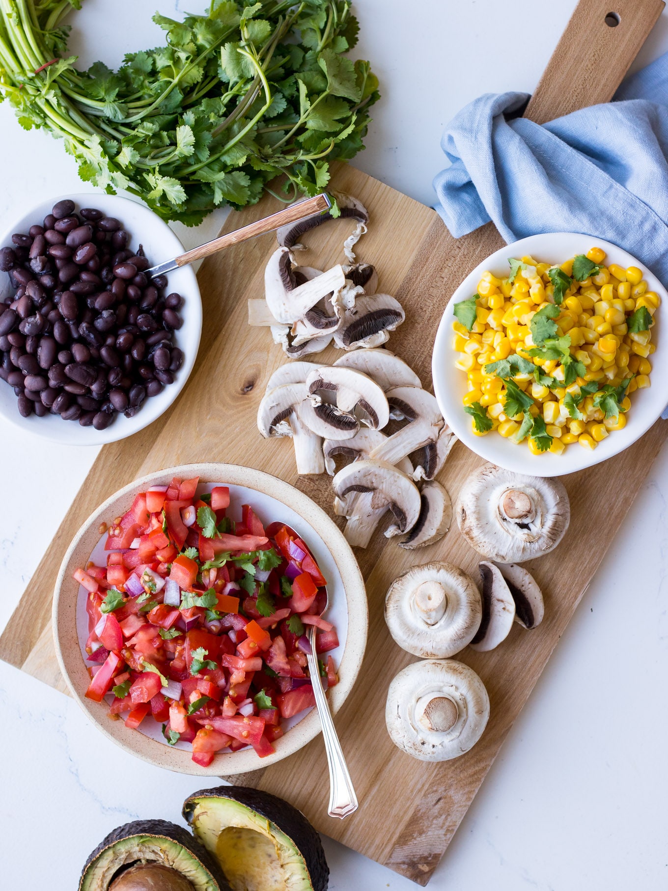 Loaded vegetarian mushroom nachos recipe