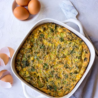 Sweet Corn and Broccoli Slice Recipe