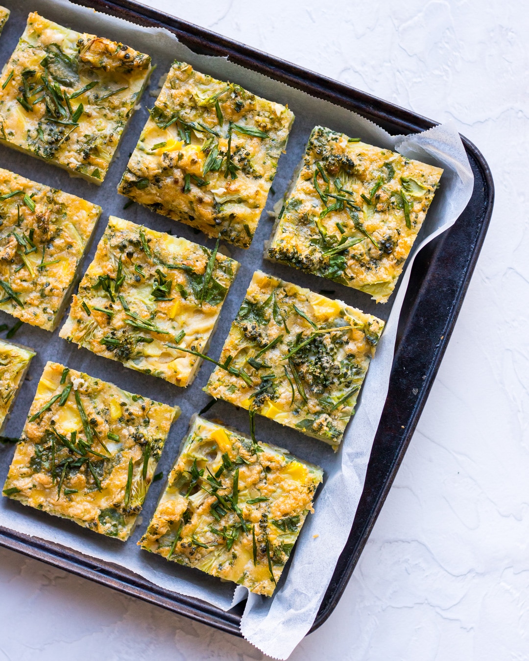 Sweet Corn and Broccoli Slice Recipe