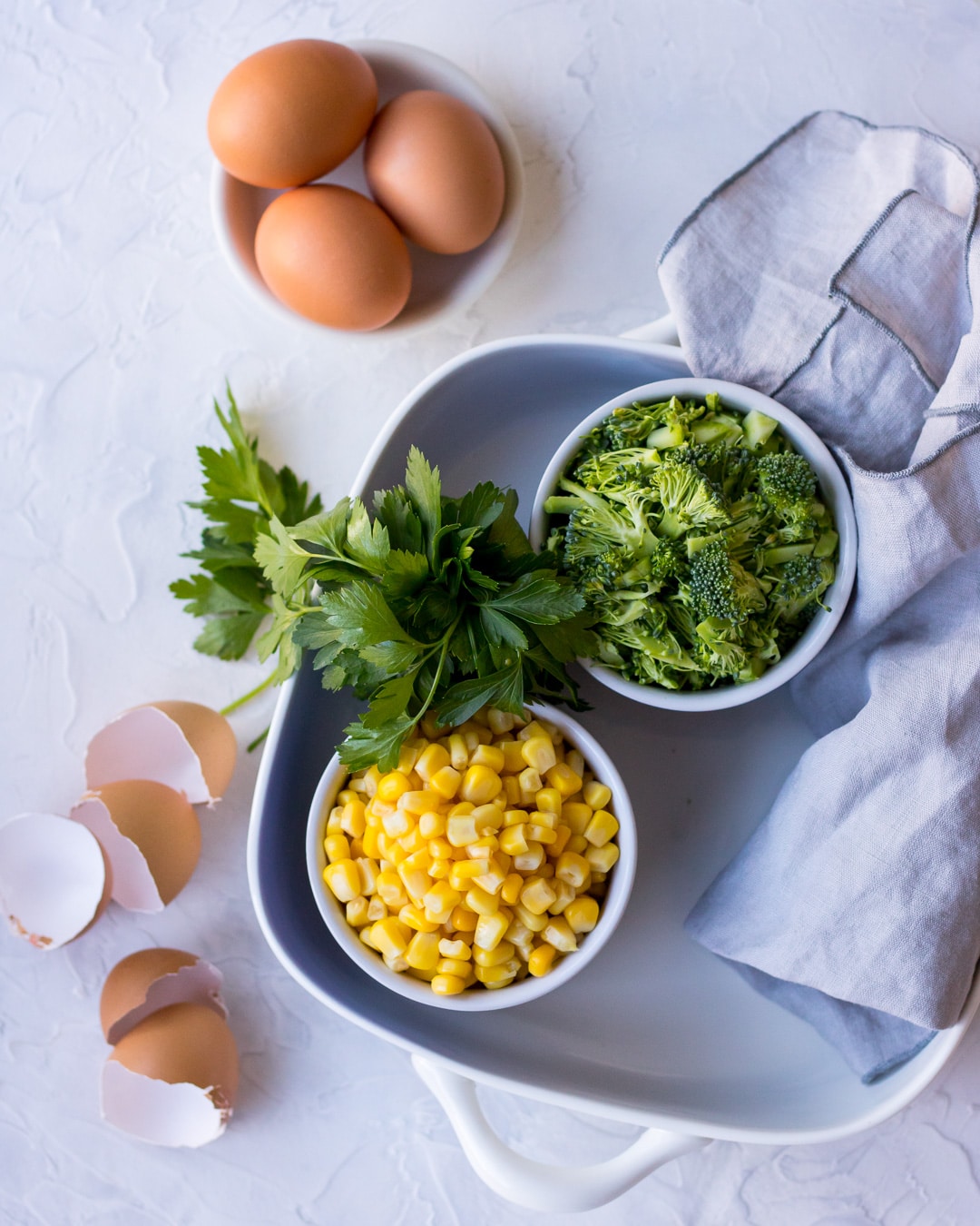 Sweet Corn and Broccoli Slice Recipe