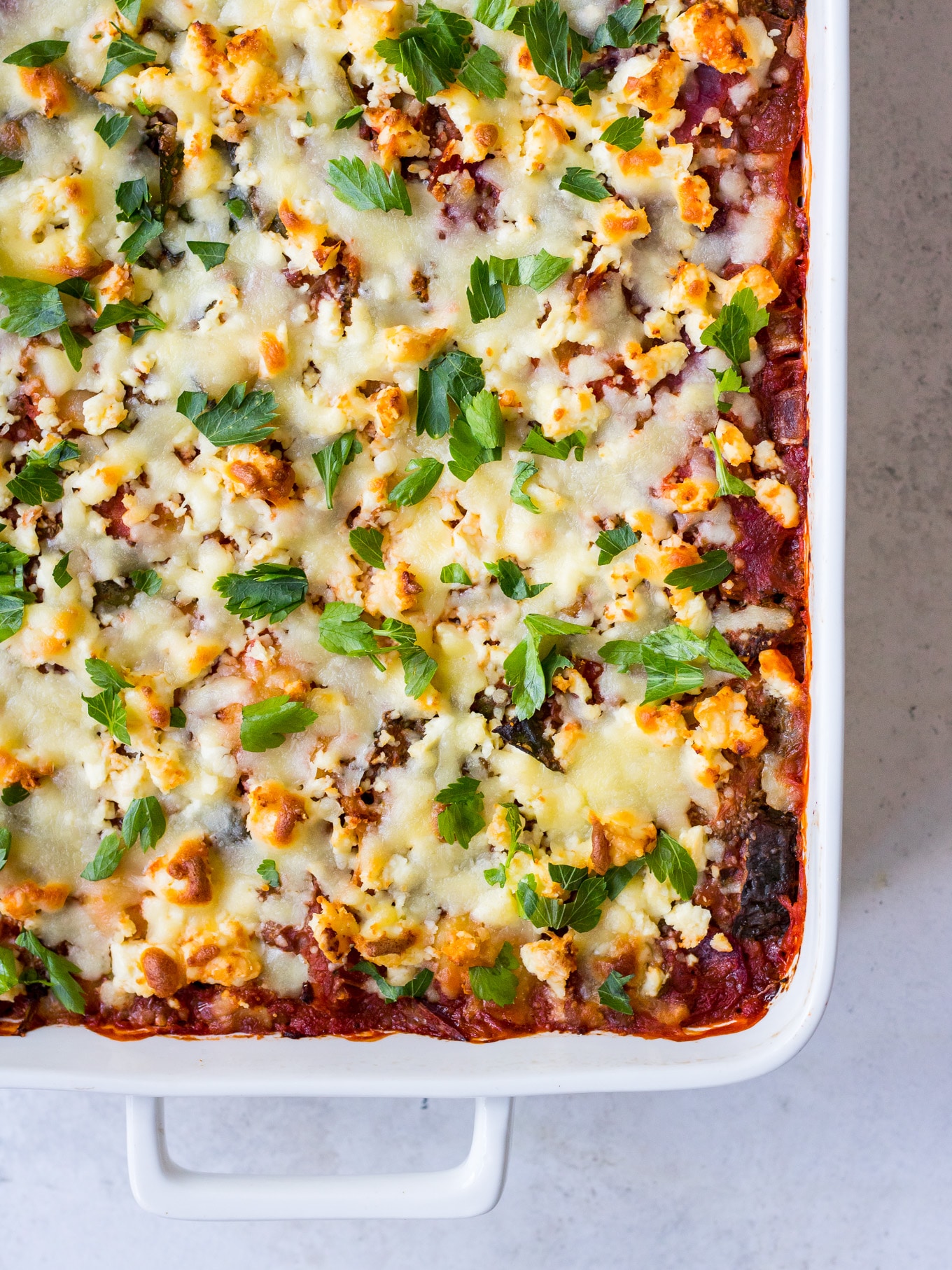 Vegetarian baked gnocchi recipe with lentils - Nourish Every Day blog