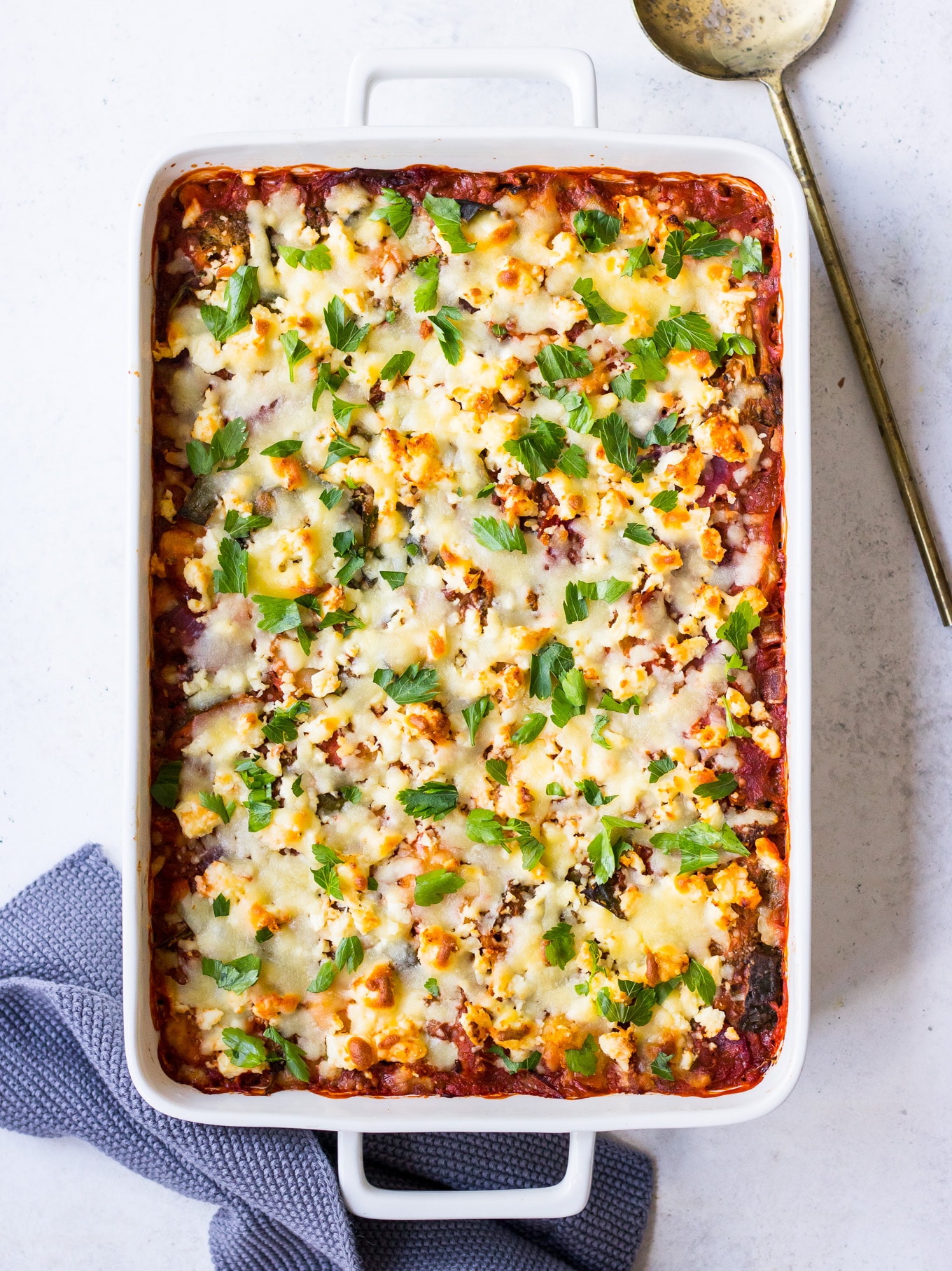 Vegetarian baked gnocchi recipe with lentils - Nourish Every Day blog