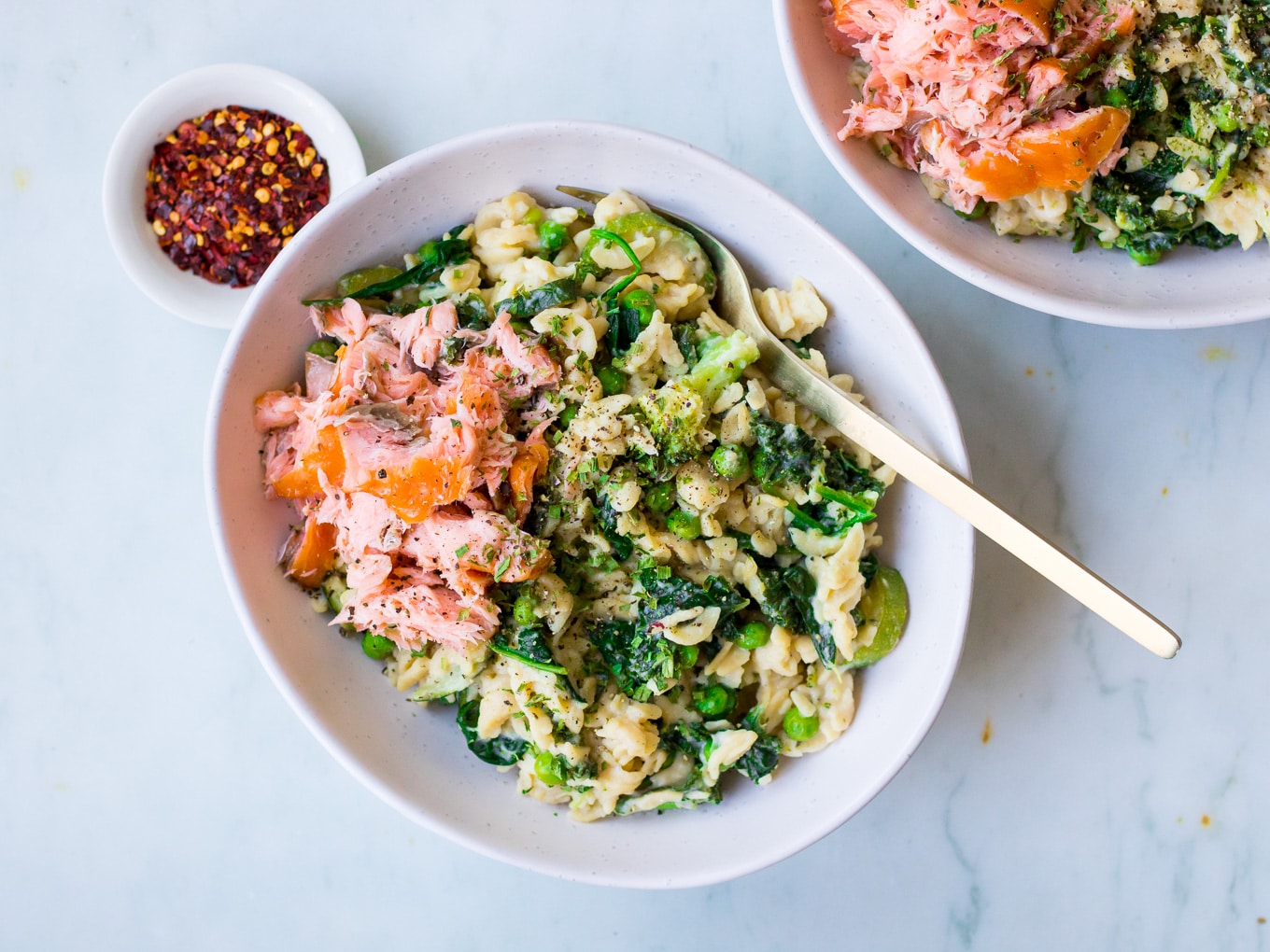 One Pot Creamy Pasta recipe by Nourish Every Day