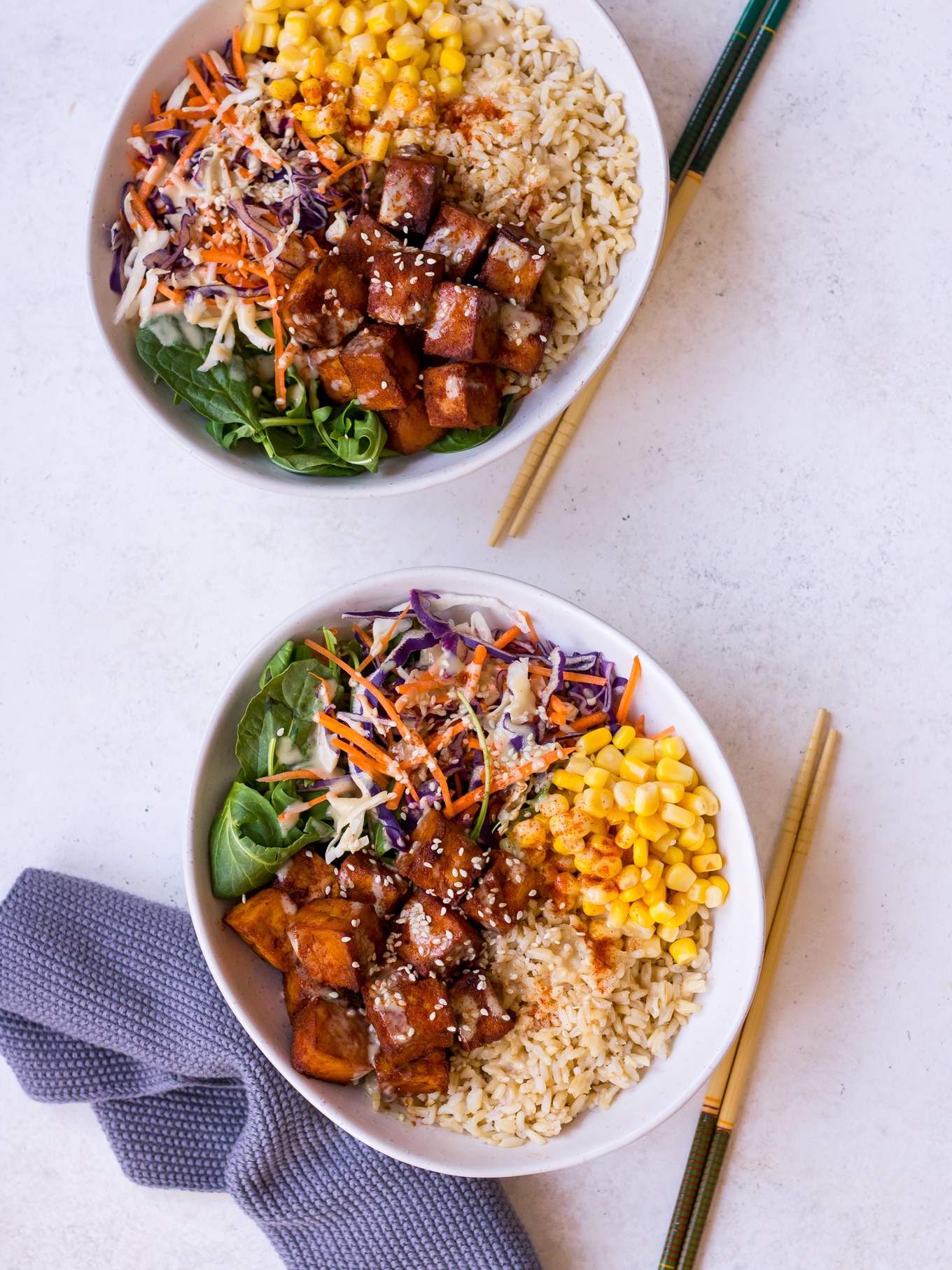 Oven Baked BBQ Tofu Recipe on Nourish Every Day Blog