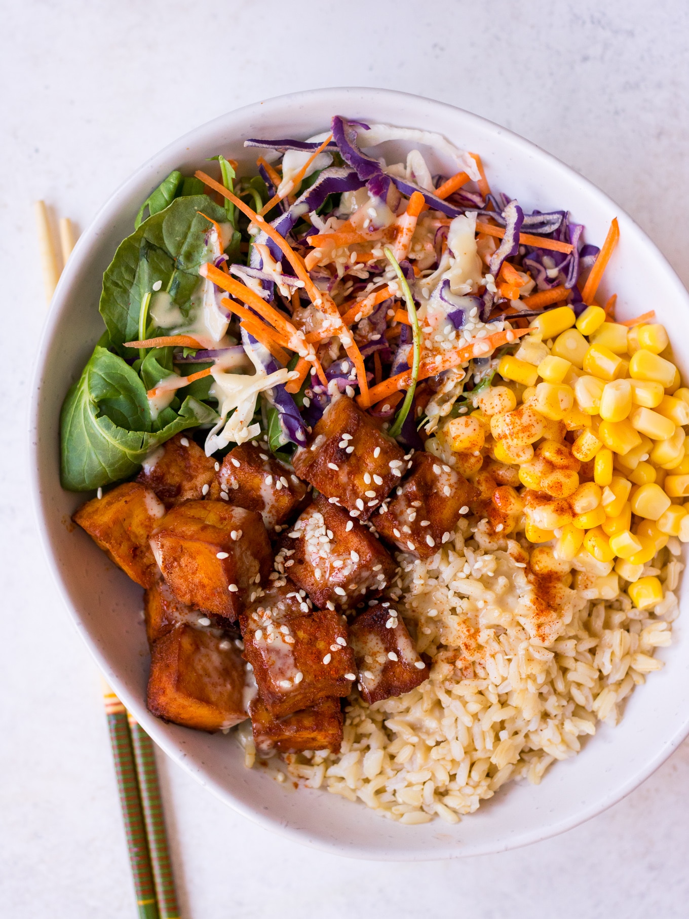 Oven Baked BBQ Tofu Recipe on Nourish Every Day Blog