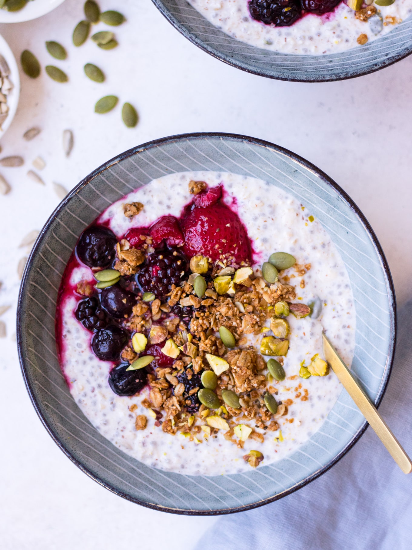 Super Seed Bircher Muesli Recipe by Nourish Every Day