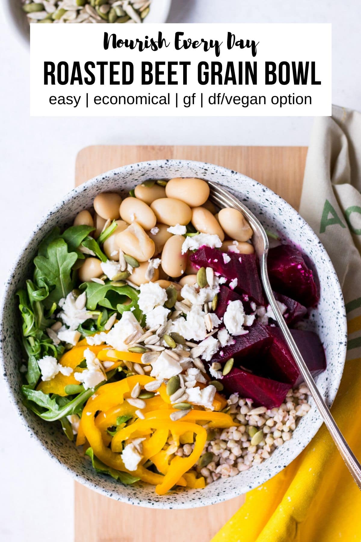 Roasted Beetroot Grain Bowl with Feta Recipe