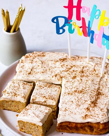 Healthy First Birthday Cake Recipe on Nourish Every Day Blog
