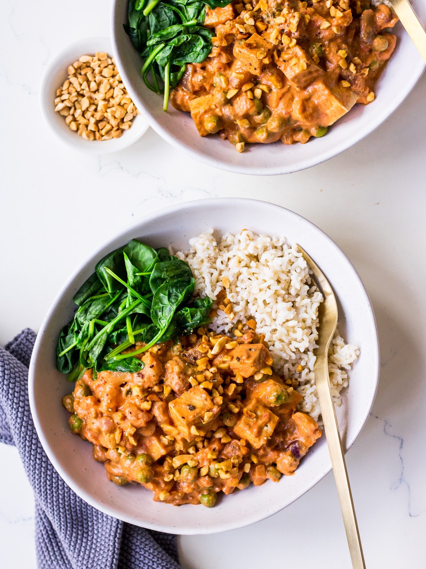 Peanut Butter Coconut Curry Recipe by Nourish Every Day