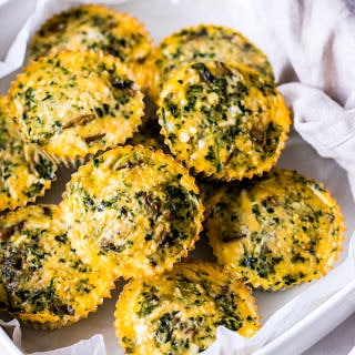 Stacked vegetable egg muffins image by Nourish Every Day