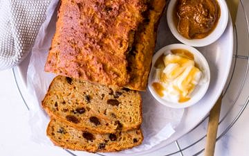 Banana, Carrot and Sultana Loaf Recipe by Nourish Every Day