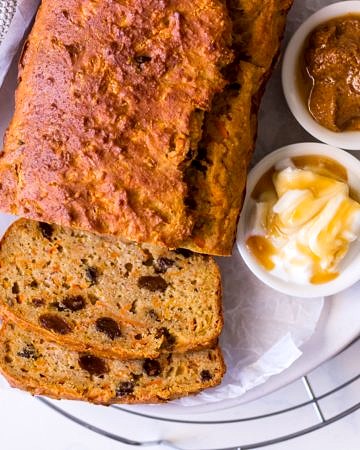 Banana, Carrot and Sultana Loaf Recipe by Nourish Every Day
