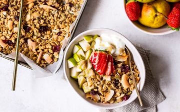 Maple Tahini Granola recipe image
