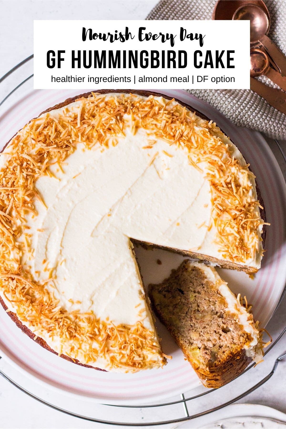 Wholesome Hummingbird Cake Recipe Pin