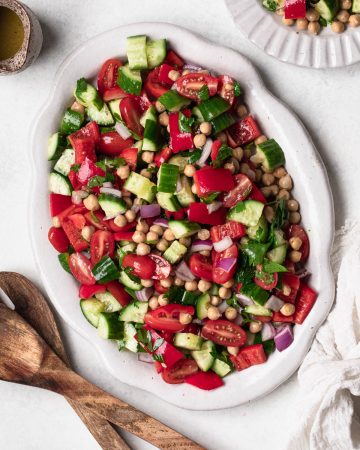 No Lettuce Easy Chopped Salad Recipe by Nourish Every Day
